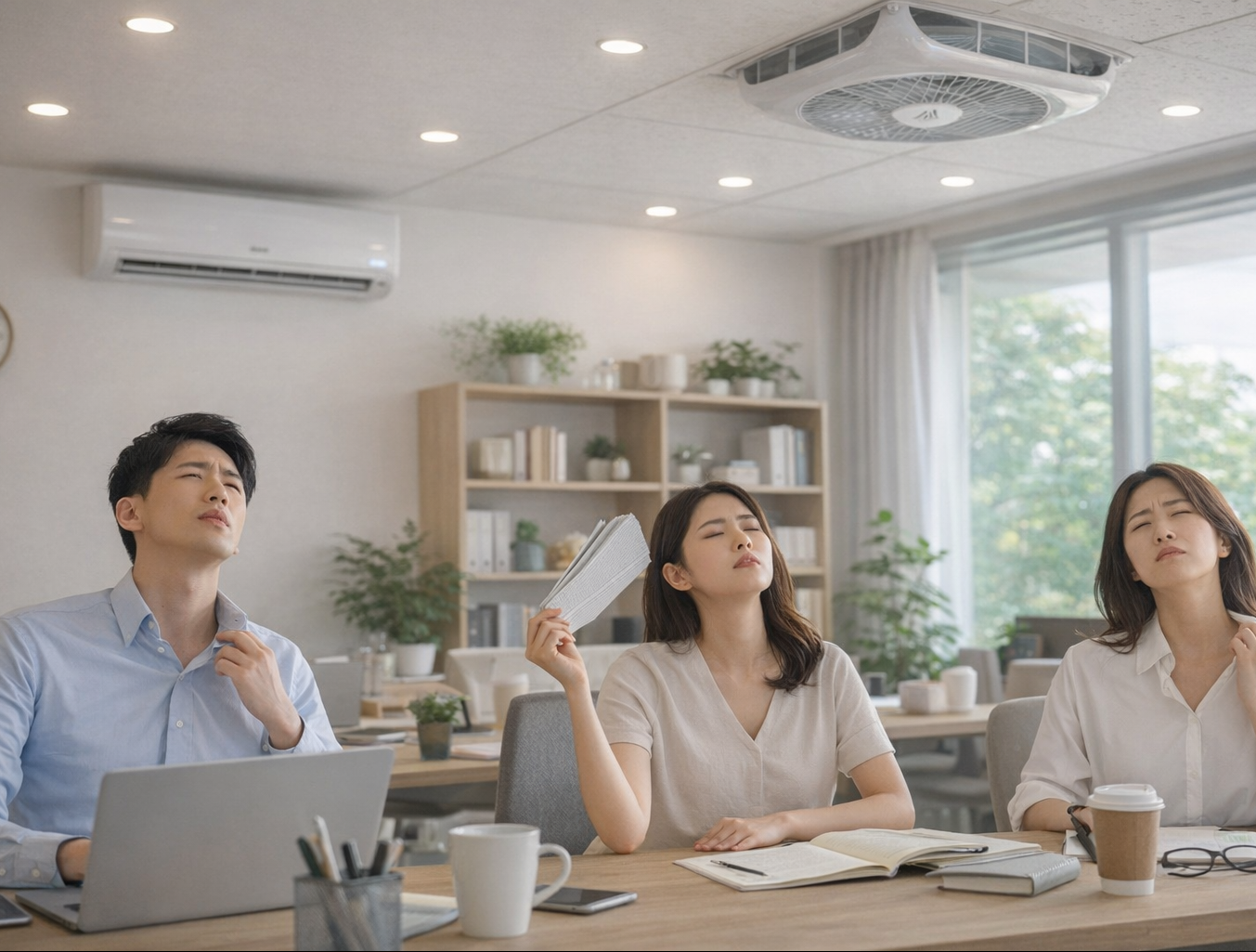 冷氣開再強還是不涼？你一定不知道，循環扇跟冷氣這樣配才最有效